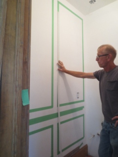 greg with powder room paneling